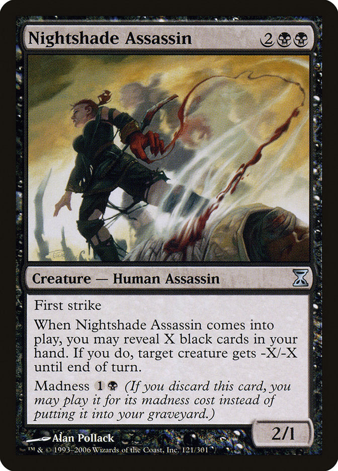 Nightshade Assassin [Time Spiral] Magic: The Gathering