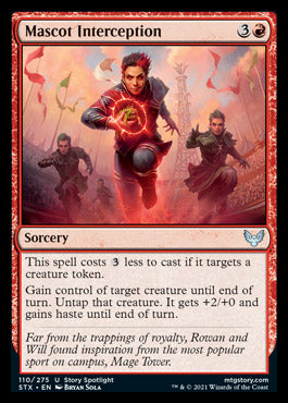 Mascot Interception [Strixhaven: School of Mages] Magic: The Gathering