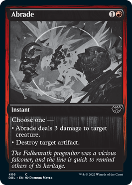 Abrade [Innistrad: Double Feature] Magic: The Gathering