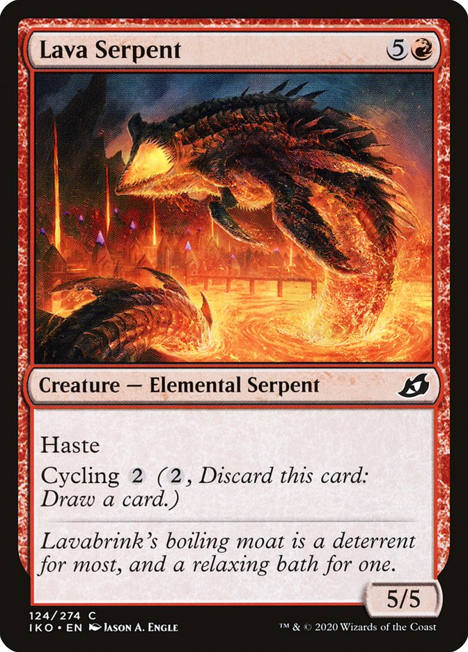 Lava Serpent [Ikoria: Lair of Behemoths] Magic: The Gathering