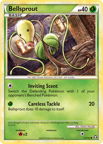 Bellsprout (57/102) [HeartGold & SoulSilver: Triumphant] Pokémon