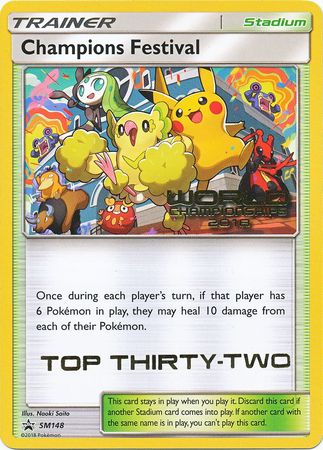 Champions Festival (SM148) (2018 Top Thirty Two) [Sun & Moon: Black Star Promos] Pokémon