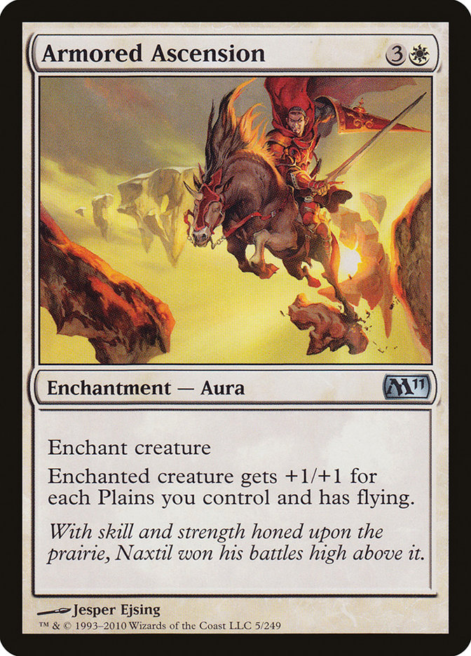 Armored Ascension [Magic 2011] Magic: The Gathering