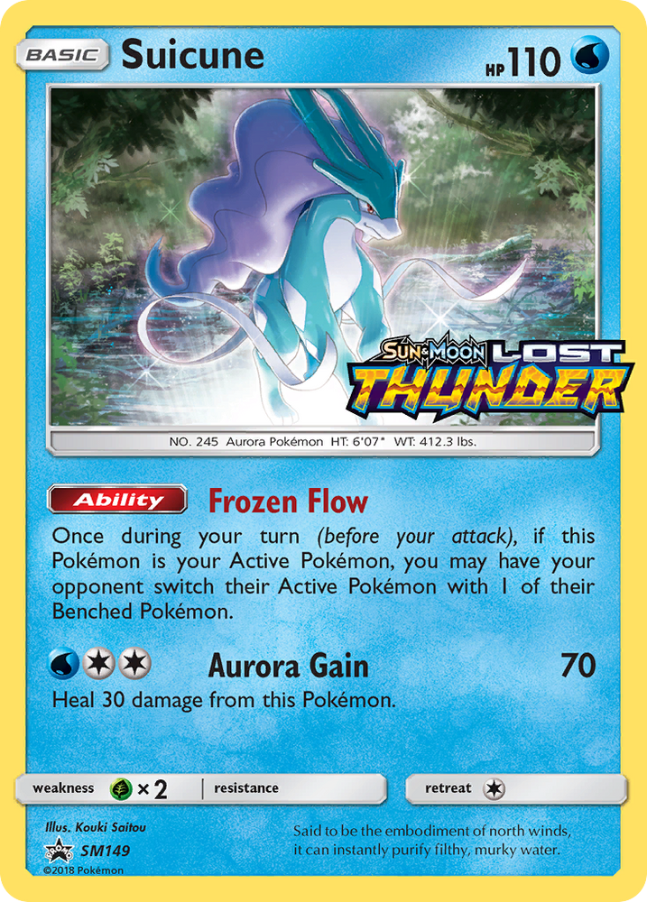 Suicune (SM149) [Sun & Moon: Black Star Promos] Pokémon