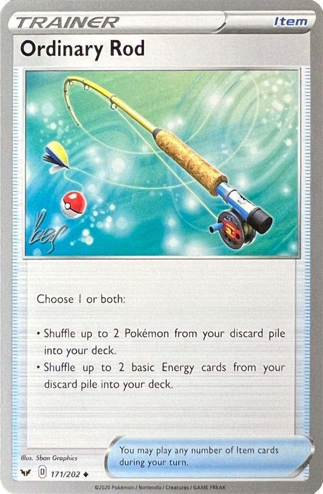 Ordinary Rod (171/202) (Cheryl Again - Sebastian Lashmet) [World Championships 2022] Pokémon