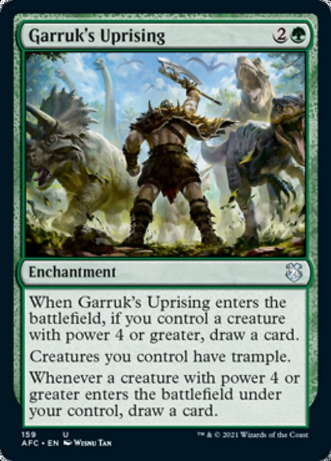 Garruk's Uprising [Dungeons & Dragons: Adventures in the Forgotten Realms Commander] Magic: The Gathering