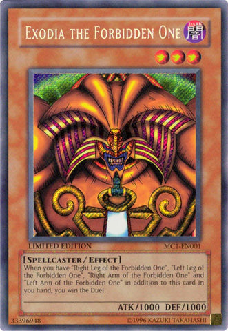 Exodia the Forbidden One [MC1-EN001] Secret Rare Yu-Gi-Oh!