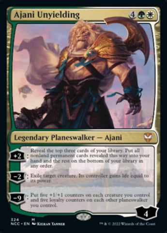 Ajani Unyielding [Streets of New Capenna Commander] Magic: The Gathering