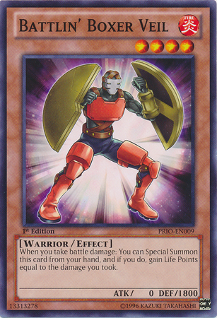 Battlin' Boxer Veil [PRIO-EN009] Common Yu-Gi-Oh!