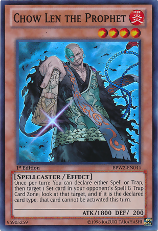 Chow Len the Prophet [BPW2-EN044] Super Rare Yu-Gi-Oh!