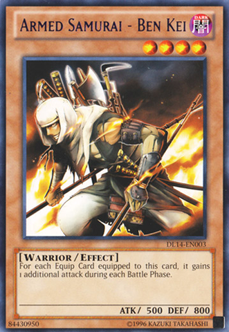 Armed Samurai - Ben Kei (Purple) [DL14-EN003] Rare Yu-Gi-Oh!