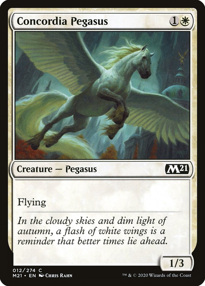 Concordia Pegasus [Core Set 2021] Magic: The Gathering