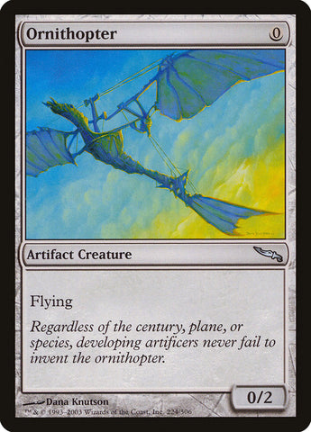 Ornithopter [Mirrodin] Magic: The Gathering