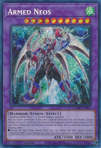 Armed Neos [BLMR-EN002] Secret Rare Yu-Gi-Oh!