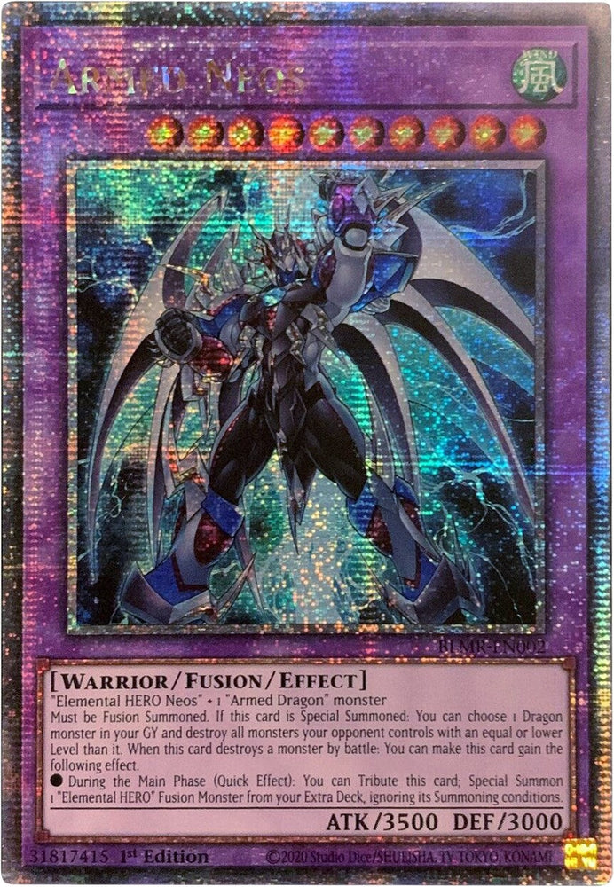 Armed Neos [BLMR-EN002] Quarter Century Secret Rare Yu-Gi-Oh!
