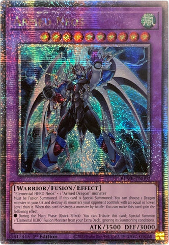 Armed Neos [BLMR-EN002] Quarter Century Secret Rare Yu-Gi-Oh!