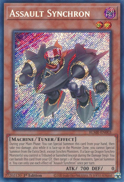 Assault Synchron [BLMR-EN003] Secret Rare Yu-Gi-Oh!