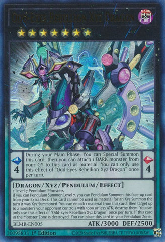 Odd-Eyes Rebellion Xyz Dragon [BLMR-EN005] Ultra Rare Yu-Gi-Oh!