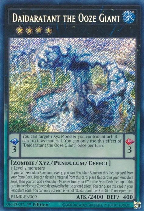 Daidaratant the Ooze Giant [BLMR-EN009] Secret Rare Yu-Gi-Oh!