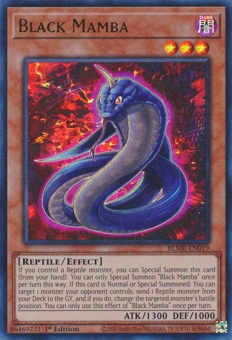 Black Mamba [BLMR-EN019] Ultra Rare Yu-Gi-Oh!
