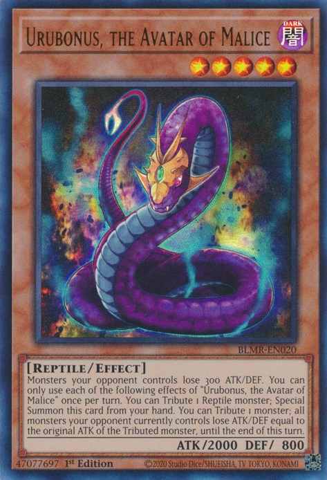 Urubonus, the Avatar of Malice [BLMR-EN020] Ultra Rare Yu-Gi-Oh!