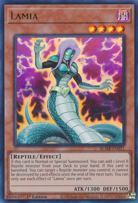 Lamia [BLMR-EN021] Ultra Rare Yu-Gi-Oh!