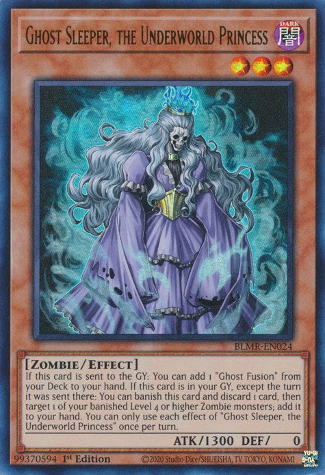Ghost Sleeper, the Underworld Princess [BLMR-EN024] Ultra Rare Yu-Gi-Oh!