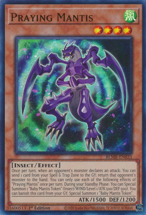 Praying Mantis [BLMR-EN033] Ultra Rare Yu-Gi-Oh!