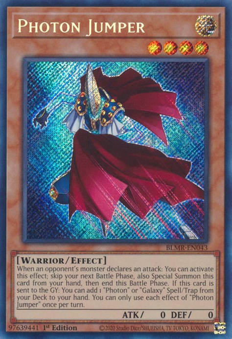 Photon Jumper [BLMR-EN043] Secret Rare Yu-Gi-Oh!