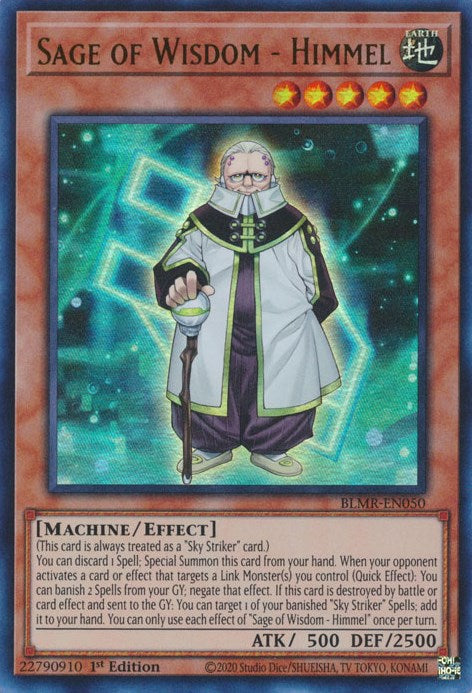Sage of Wisdom - Himmel [BLMR-EN050] Ultra Rare Yu-Gi-Oh!