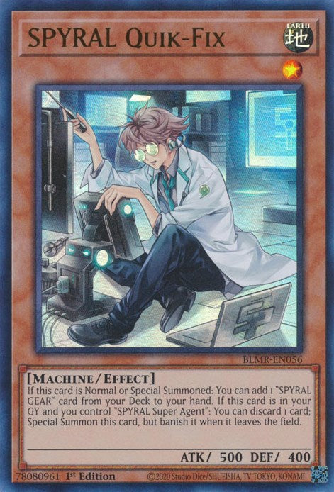 SPYRAL Quik-Fix [BLMR-EN056] Ultra Rare Yu-Gi-Oh!