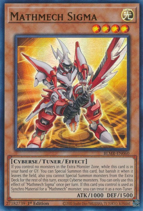 Mathmech Sigma [BLMR-EN060] Ultra Rare Yu-Gi-Oh!