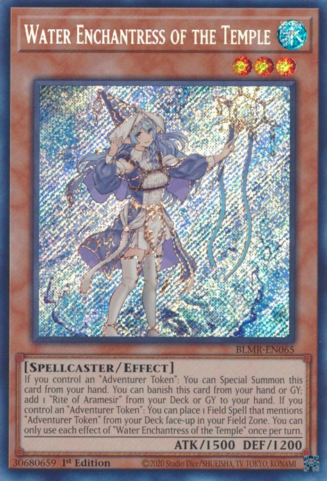 Water Enchantress of the Temple [BLMR-EN065] Secret Rare Yu-Gi-Oh!