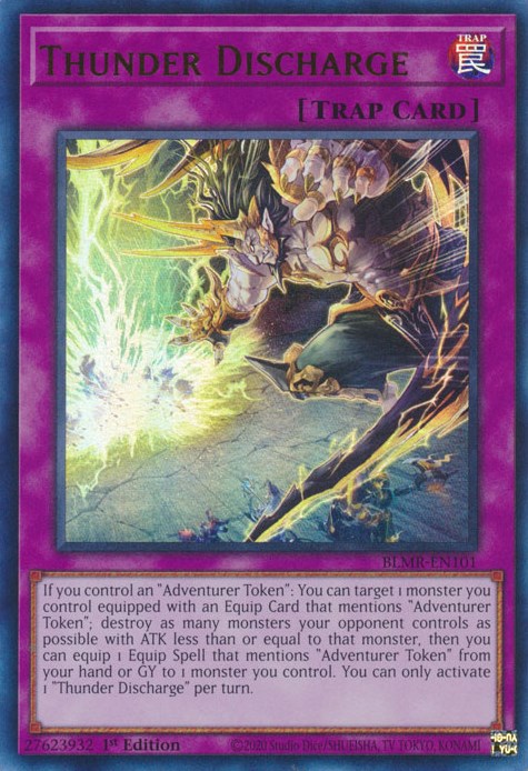 Thunder Discharge [BLMR-EN101] Ultra Rare Yu-Gi-Oh!