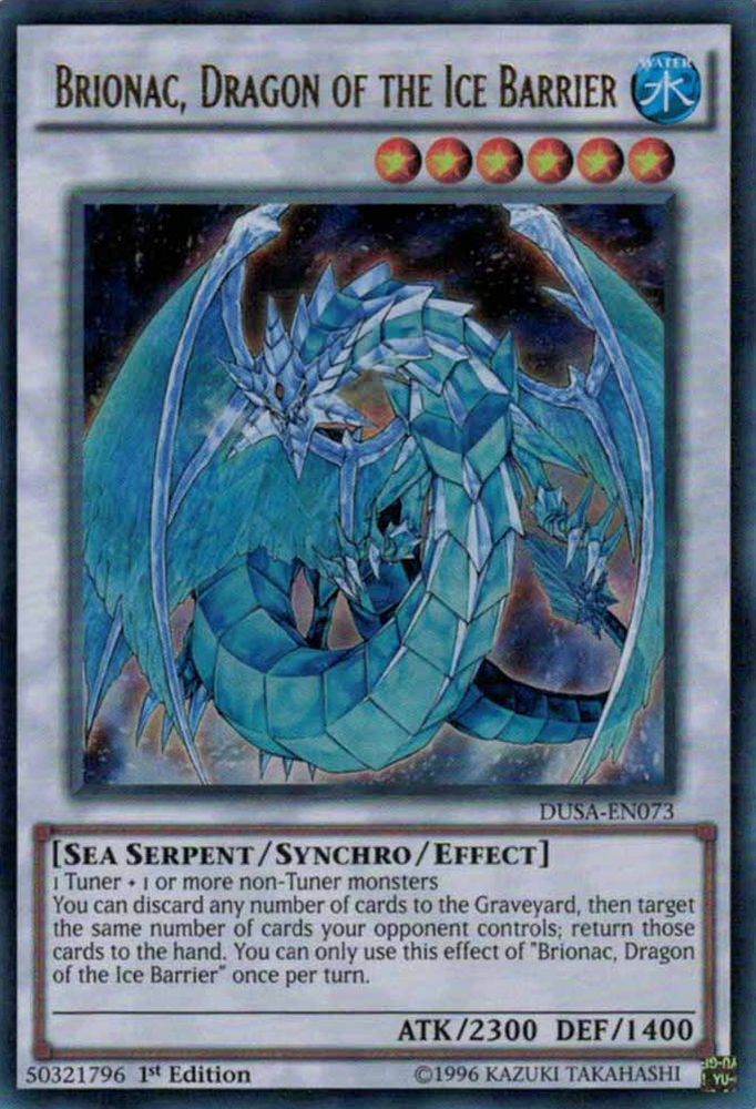 Brionac, Dragon of the Ice Barrier [DUSA-EN073] Ultra Rare Yu-Gi-Oh!