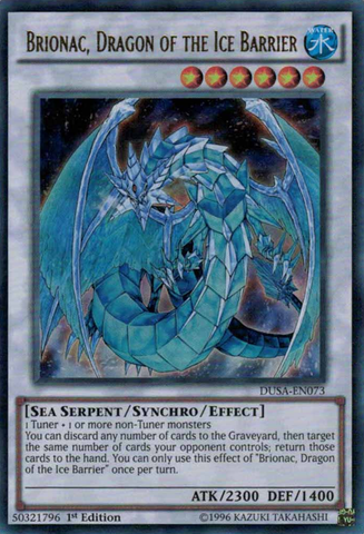 Brionac, Dragon of the Ice Barrier [DUSA-EN073] Ultra Rare Yu-Gi-Oh!