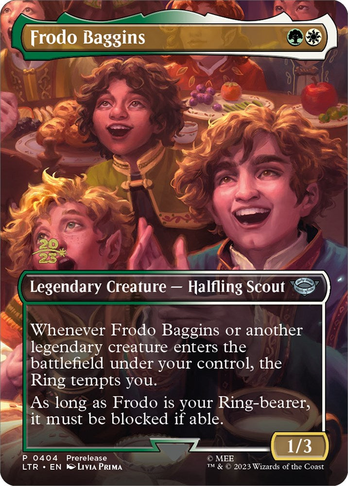 Frodo Baggins [The Lord of the Rings: Tales of Middle-Earth Prerelease Promos] Magic: The Gathering