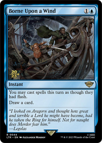 Borne Upon a Wind [The Lord of the Rings: Tales of Middle-Earth Prerelease Promos] Magic: The Gathering