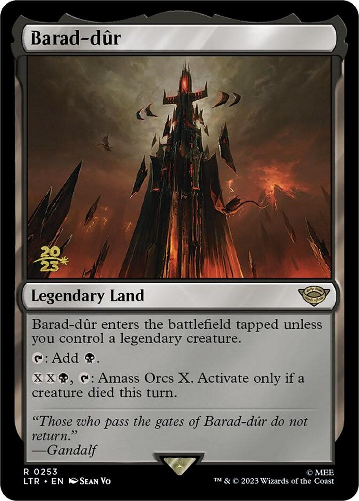 Barad-dur [The Lord of the Rings: Tales of Middle-Earth Prerelease Promos] Magic: The Gathering