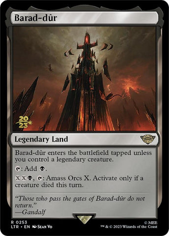 Barad-dur [The Lord of the Rings: Tales of Middle-Earth Prerelease Promos] Magic: The Gathering