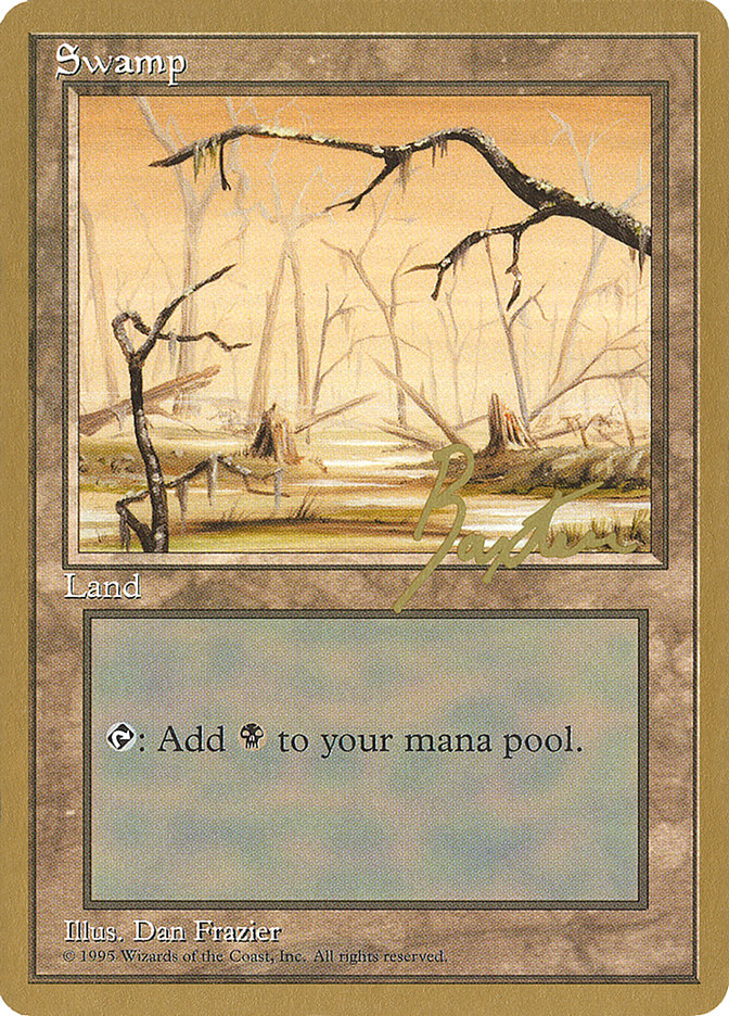 Swamp (gb370) (George Baxter) [Pro Tour Collector Set] Magic: The Gathering