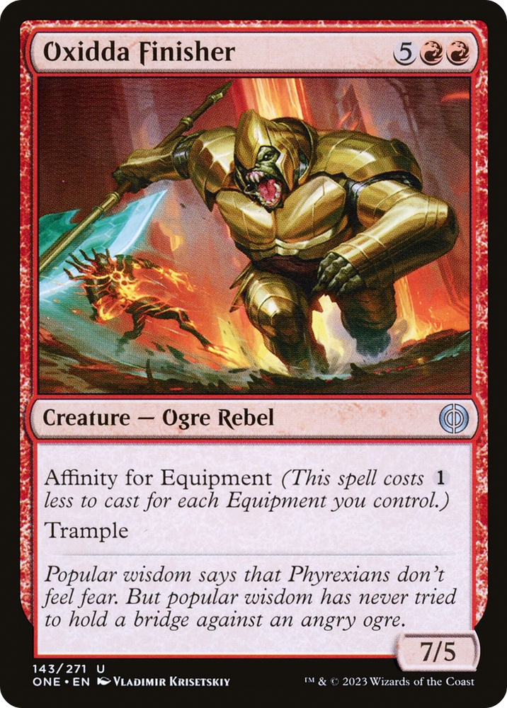 Oxidda Finisher [Phyrexia: All Will Be One] Magic: The Gathering