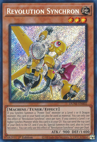 Revolution Synchron [DUNE-EN002] Secret Rare Yu-Gi-Oh!