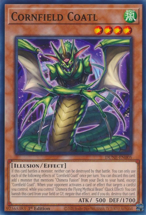 Cornfield Coatl [DUNE-EN005] Common Yu-Gi-Oh!