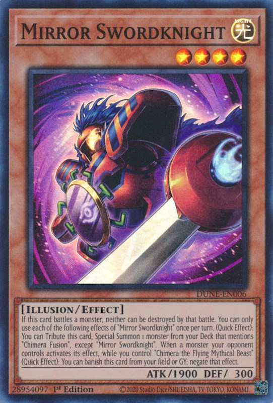 Mirror Swordknight [DUNE-EN006] Super Rare Yu-Gi-Oh!