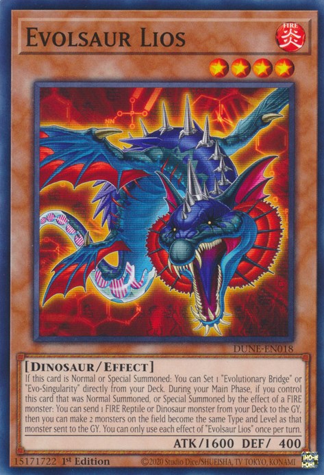 Evolsaur Lios [DUNE-EN018] Common Yu-Gi-Oh!