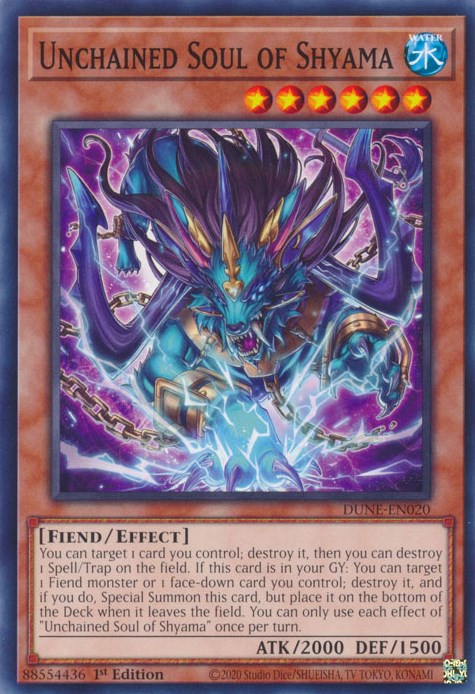 Unchained Soul of Shyama [DUNE-EN020] Common Yu-Gi-Oh!