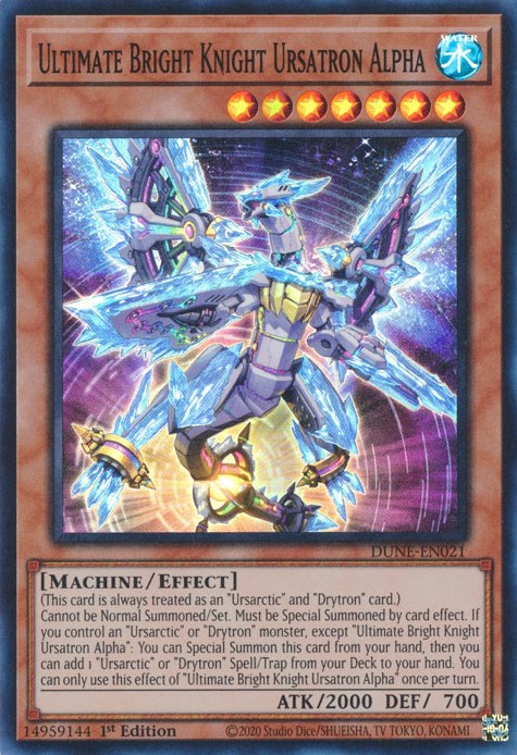 Ultimate Bright Knight Ursatron Alpha [DUNE-EN021] Super Rare Yu-Gi-Oh!