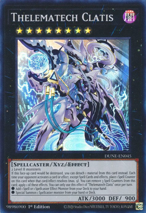 Thelematech Clatis [DUNE-EN045] Super Rare Yu-Gi-Oh!