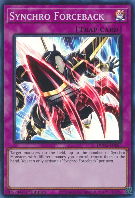 Synchro Forceback [DUNE-EN085] Super Rare Yu-Gi-Oh!